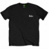 THE BEATLES UNISEX TEE: DROP T LOGO (BACK PRINT/RETAIL PACK) (MEDIUM)
