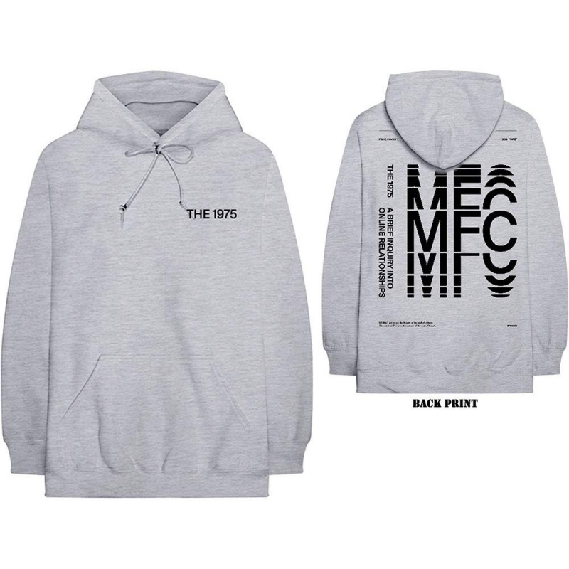 THE 1975 UNISEX PULLOVER HOODIE: ABIIOR MFC (BACK PRINT) (X-LARGE)