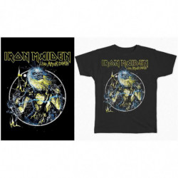 IRON MAIDEN UNISEX TEE: LIVE AFTER DEATH (X-LARGE)