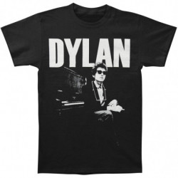BOB DYLAN UNISEX TEE: AT PIANO (XX-LARGE)