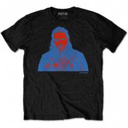 POST MALONE UNISEX TEE: RED & BLUE PHOTO (XXX-LARGE)