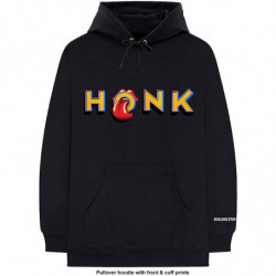 THE ROLLING STONES UNISEX PULLOVER HOODIE: HONK LETTERS (CUFF PRINT) (XX-LARGE)