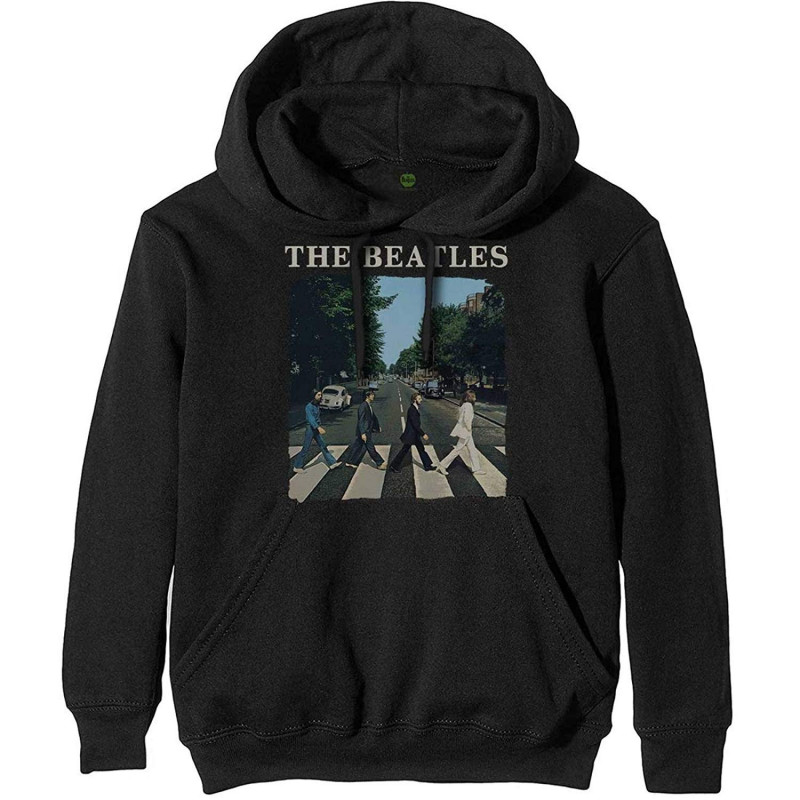 THE BEATLES UNISEX PULLOVER HOODIE: ABBEY ROAD (LARGE)