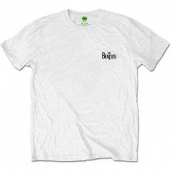 THE BEATLES UNISEX TEE: DROP T LOGO (BACK PRINT/RETAIL PACK) (SMALL)