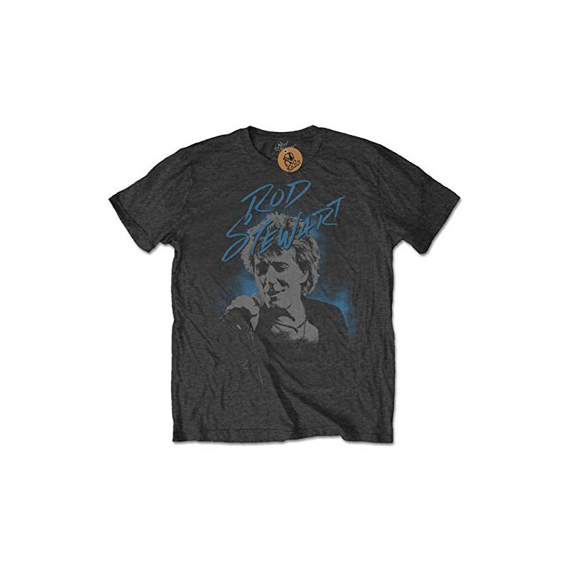 ROD STEWART UNISEX TEE: SCRIBBLE PHOTO (XX-LARGE)