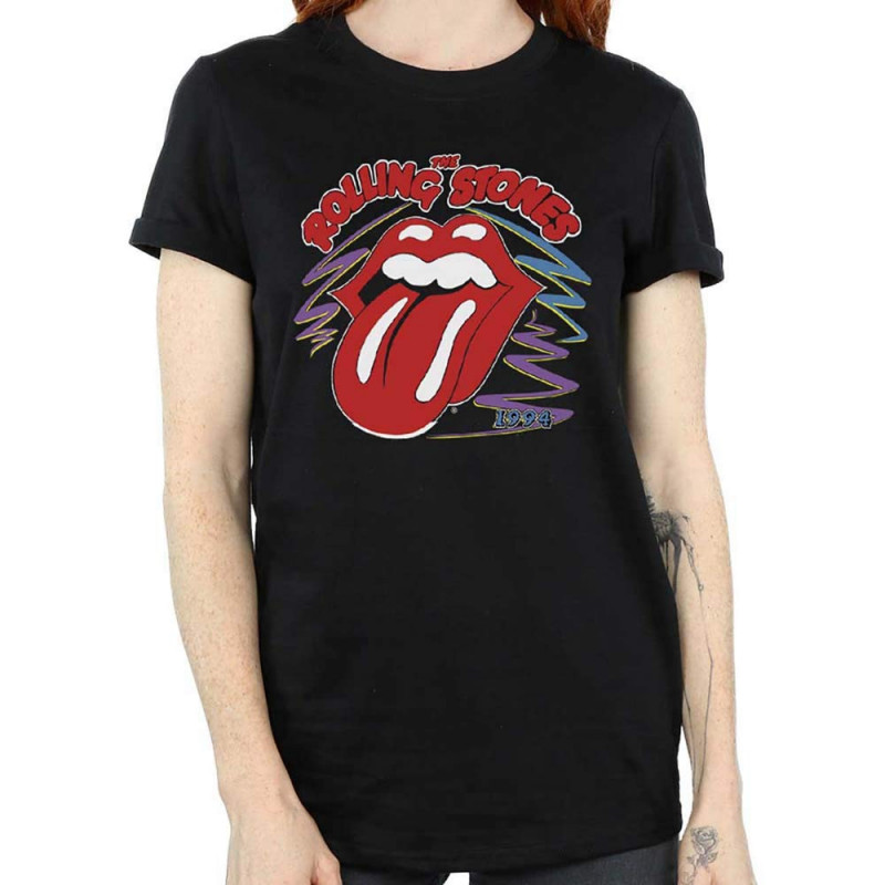 THE ROLLING STONES LADIES TEE: 1994 TONGUE (MEDIUM)