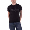 THE BEATLES UNISEX TEE: DROP T LOGO (DIAMANTE) (MEDIUM)