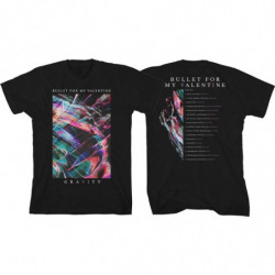 BULLET FOR MY VALENTINE UNISEX TEE: GRAVITY EURO TOUR 2018 (EX TOUR/BACK PRINT) (XX-LARGE)