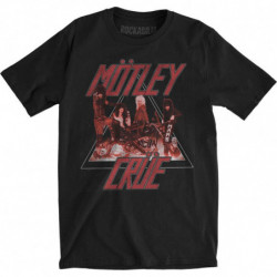 MOTLEY CRUE UNISEX TEE: TOO FAST CYCLE (SMALL)