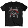 GUNS N' ROSES UNISEX TEE: DISTRESSED SKULL (X-LARGE)