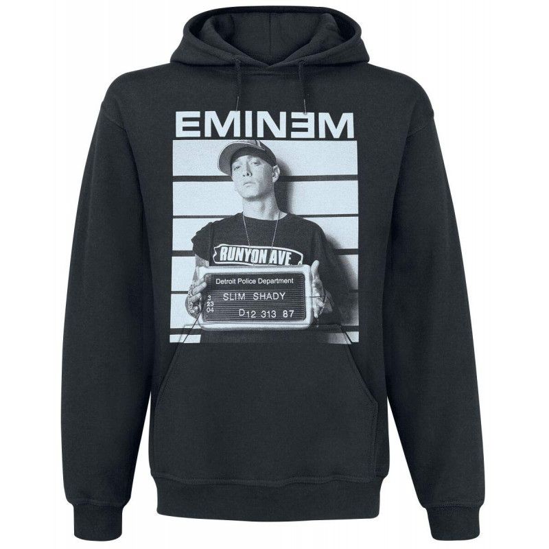 EMINEM UNISEX PULLOVER HOODIE: ARREST (XX-LARGE)