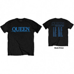 QUEEN UNISEX TEE: THE GAME TOUR (BACK PRINT) (MEDIUM)