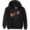 PINK FLOYD UNISEX PULLOVER HOODIE: MACHINE GREETING ORANGE (MEDIUM)