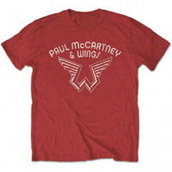 PAUL MCCARTNEY UNISEX TEE: WINGS LOGO (XX-LARGE)