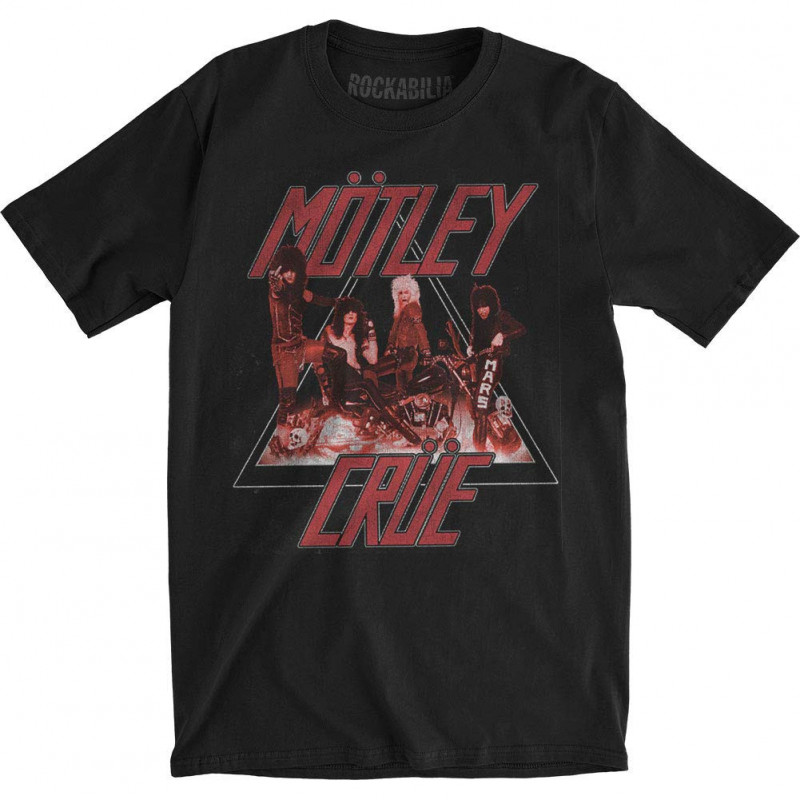 MOTLEY CRUE UNISEX TEE: TOO FAST CYCLE (MEDIUM)