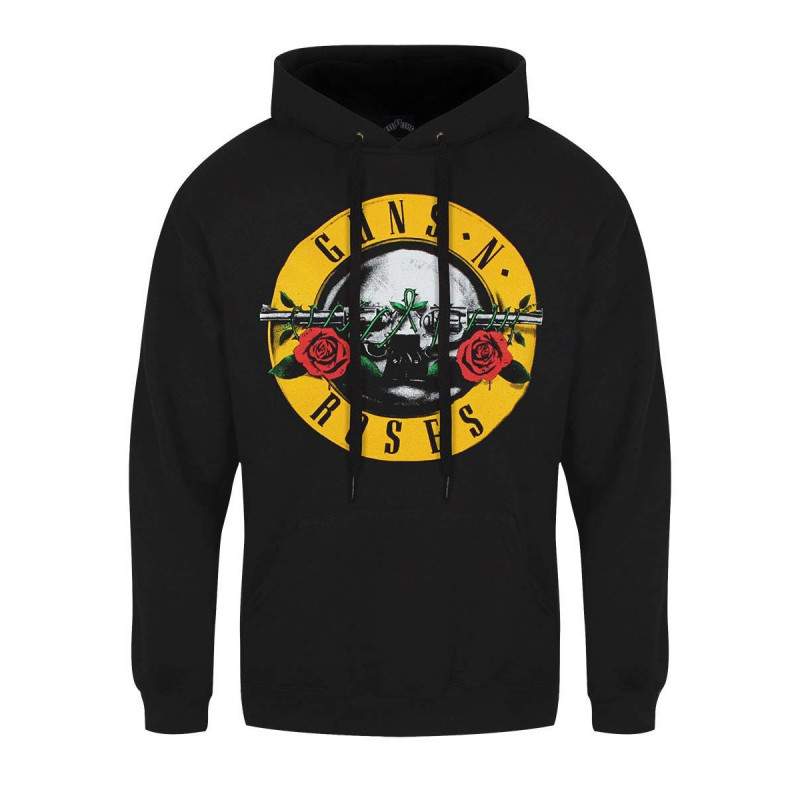 GUNS N' ROSES MEN'S PULLOVER HOODIE: CLASSIC LOGO (X-LARGE)