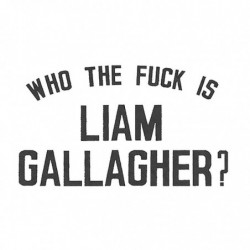 LIAM GALLAGHER UNISEX TEE: WHO THE FUCKà (LARGE)