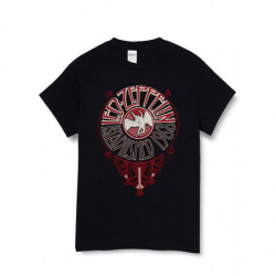 LED ZEPPELIN UNISEX TEE: DECO CIRCLE (MEDIUM)