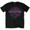 FOREIGNER UNISEX TEE: NEON GUITAR (MEDIUM)