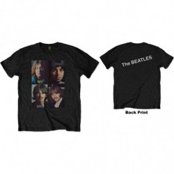 THE BEATLES UNISEX TEE: WHITE ALBUM FACES (BACK PRINT) (XX-LARGE)