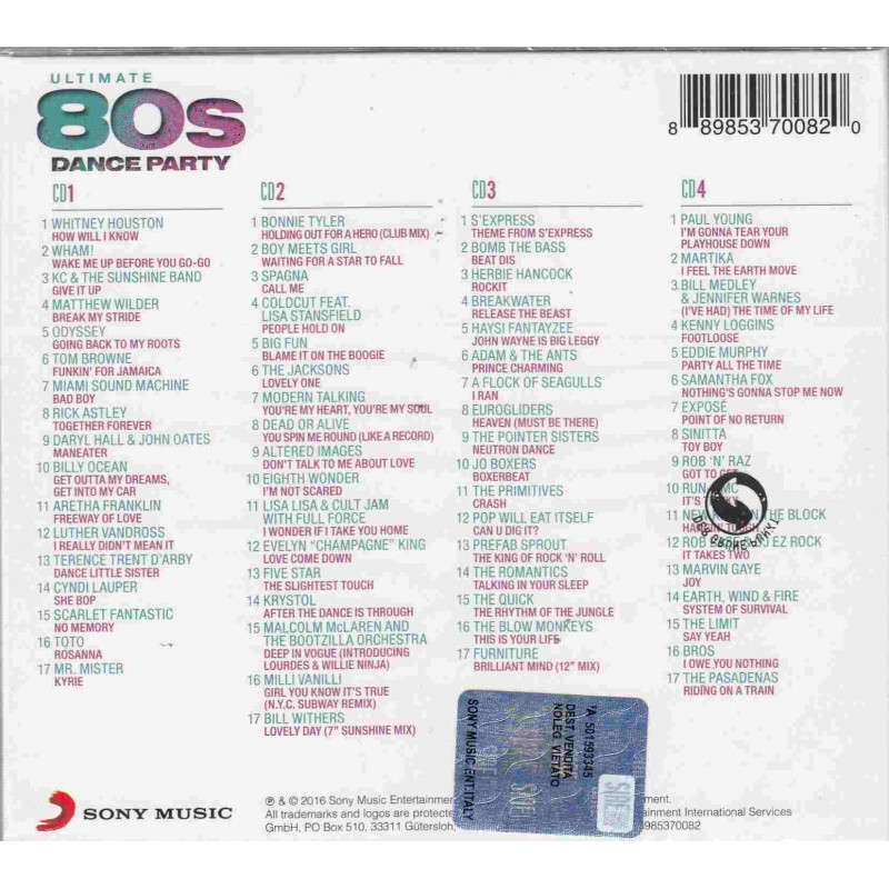 ULTIMATE... 80S DANCE PARTY