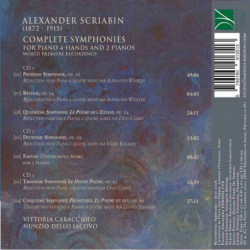 SCRIABIN: COMPLETE SYMPHONIES FOR PIANO