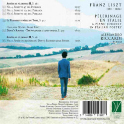 LISZT: P╚LERINAGE EN ITALIE, A PIANO JOU