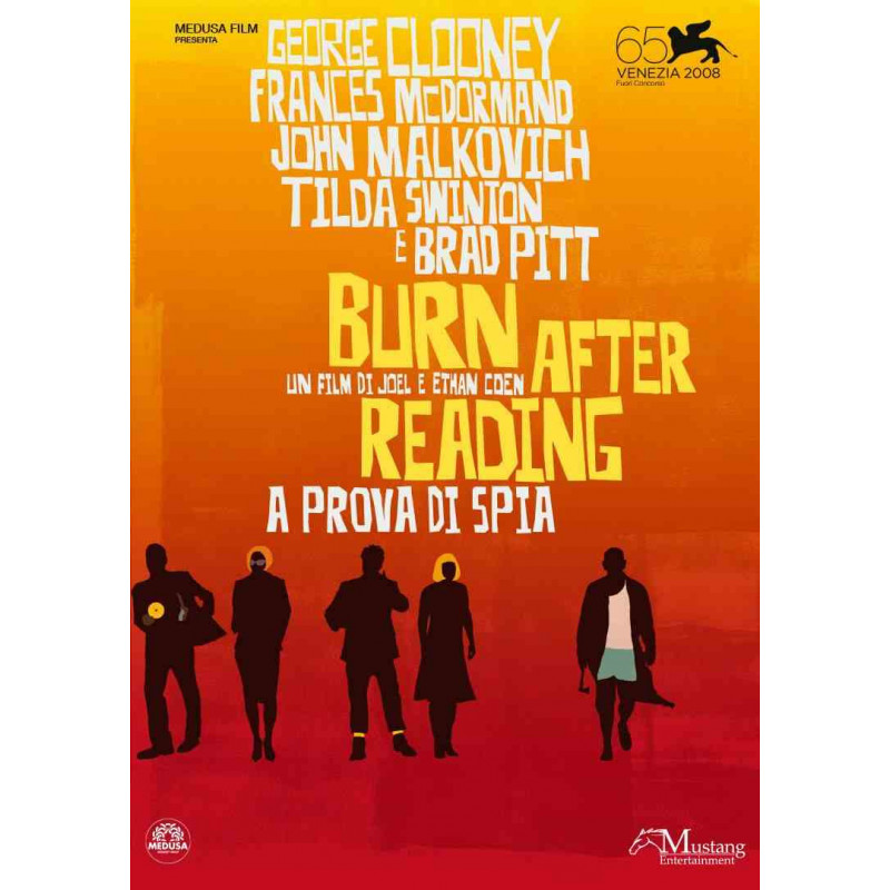 BURN AFTER READING  - REGIA - ETHAN COEN \ JOEL COEN