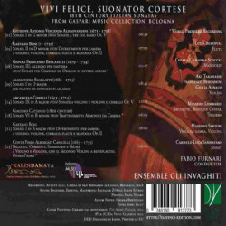 VIVI FELICE, SUONATOR CORTESE - 18TH CEN