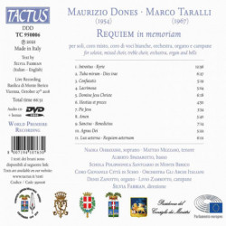 DONES / TARALLI : REQUIEM IN MEMORIAM