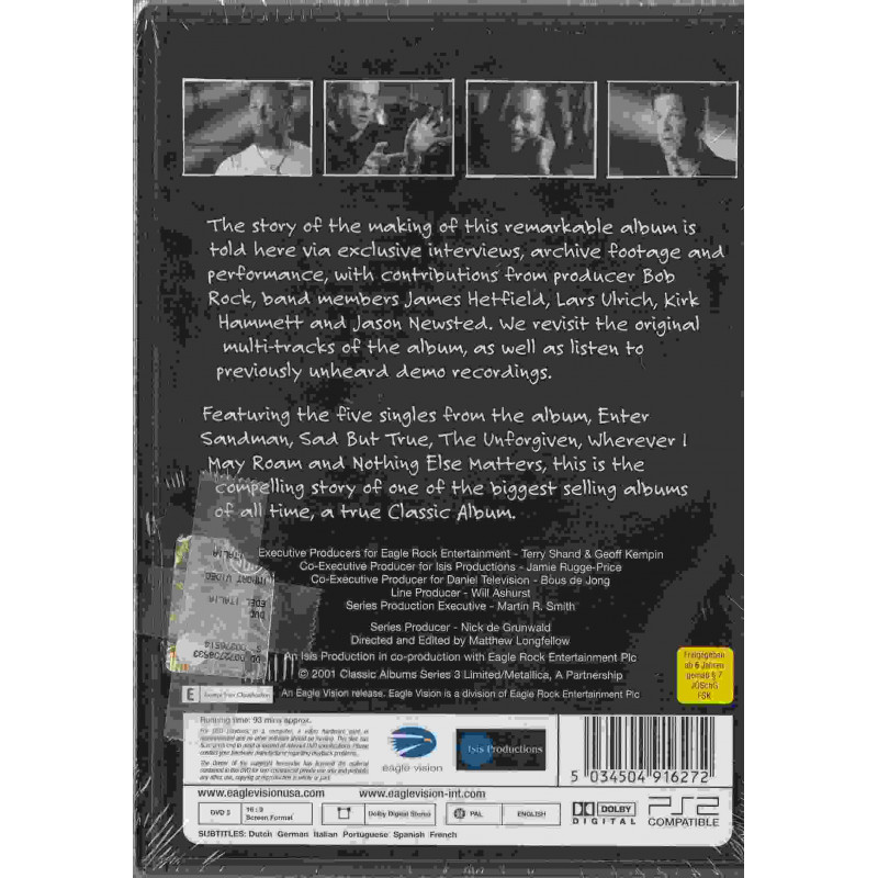 METALLICA THE BLACK ALBUM-THE MAKING OF