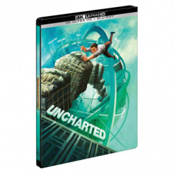 UNCHARTED - STEELBOOK 4K (BD 4K + BD HD) + SEGNALIBRO + BLOCK NOTES