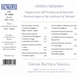 ANTICO TESTAME - ORGANI STORICI DELL'ARC