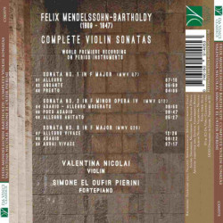 COMPLETE VIOLIN SONATA