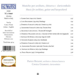 MUSICHE PER ARCILIUTO, CHITARRA E CLAVIC