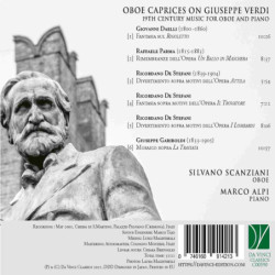 OBOE CAPRICES ON GIUSEPPE VERDI - 19TH C