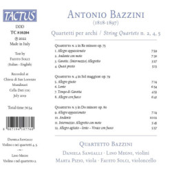 QUARTETTI PER ARCHI N.2, 4, 5
