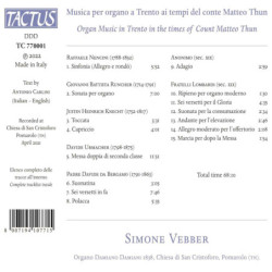 MUSICA PER ORGANO A TRENTO AI TEMPI DEL