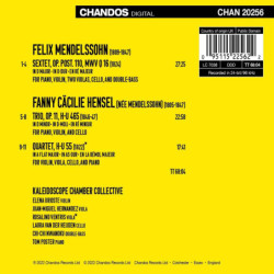 FANNY & FELIX MENDELSSOHN PIANO SEXTET,
