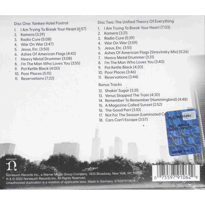 YANKEE HOTEL FOXTROT (20TH ANNIVERSARY DELUXE ED.)