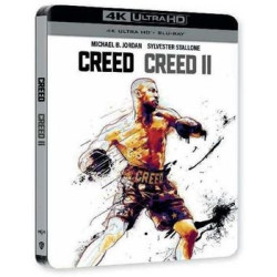 CREED 1 + CREED 2 STEELBOOK (4K ULTRA HD + BLU-RAY)