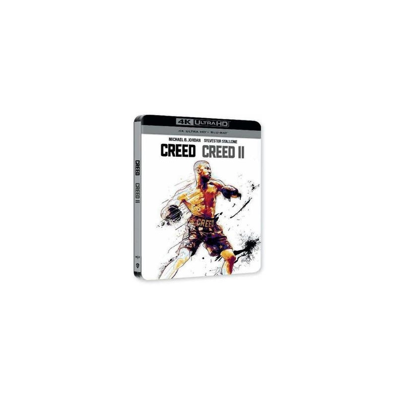 CREED 1 + CREED 2 STEELBOOK (4K ULTRA HD + BLU-RAY)