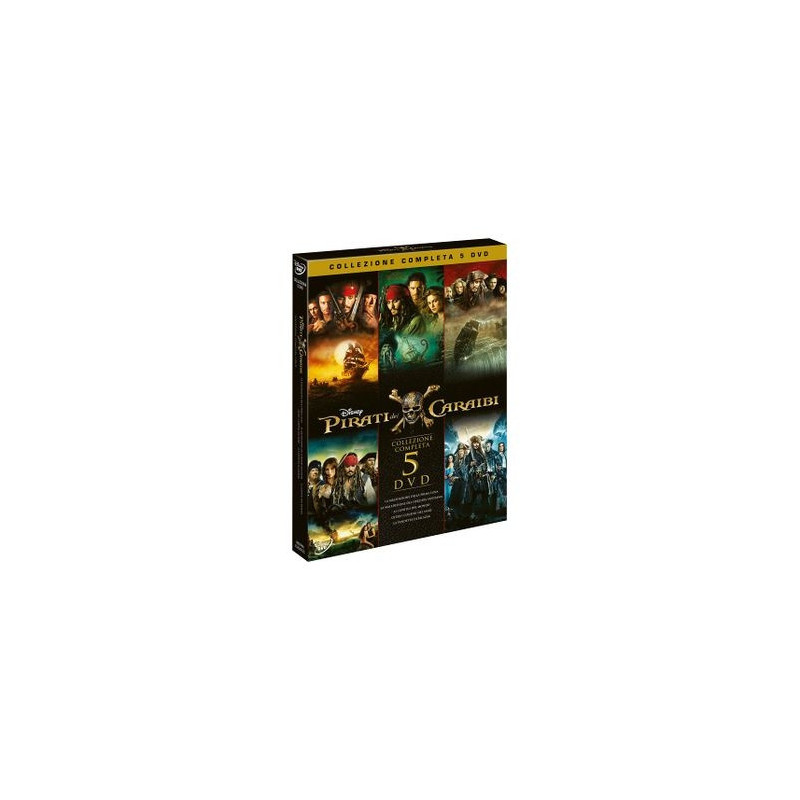 COFANETTO PIRATI DEI CARAIBI - LA SAGA COMPLETA - DVD (5 DVD)