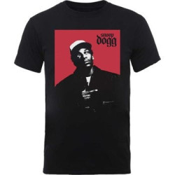SNOOP DOGG UNISEX TEE: RED SQUARE (SMALL)
