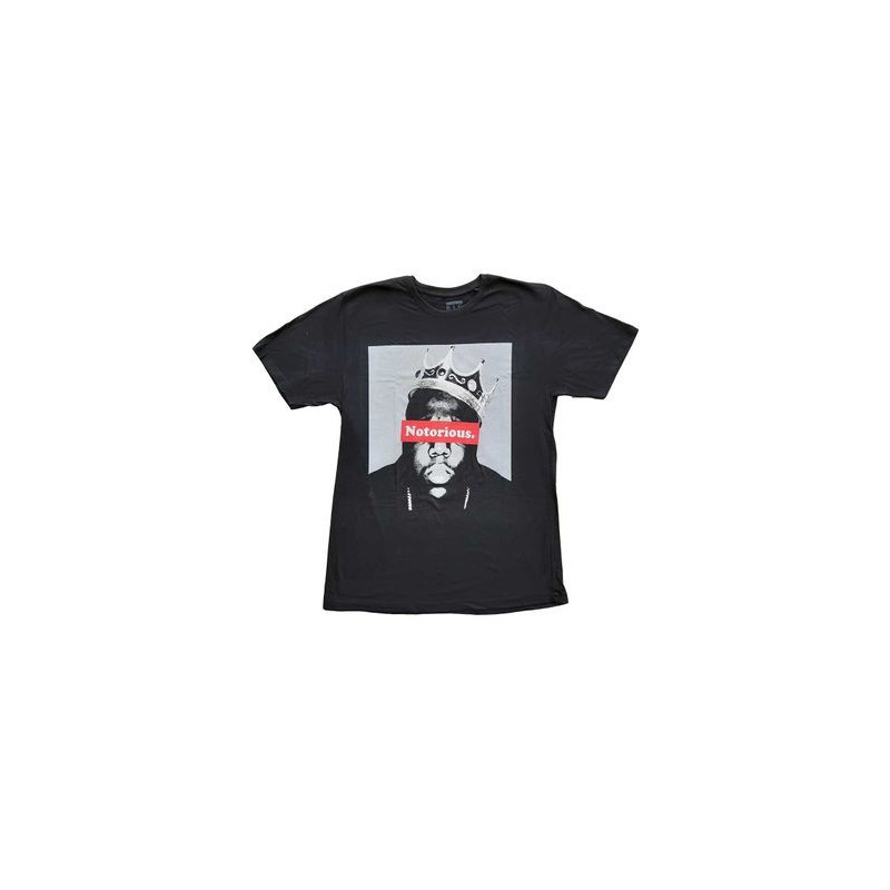 T-SHIRT  LARGE UNISEX BLACK  NOTORIOUS BIGGIE SMALLS