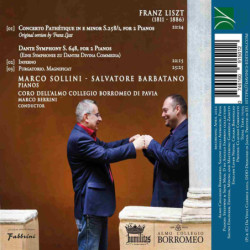 FRANZ LISZT: CONCERTO PATH╔TIQUE FOR 2 P