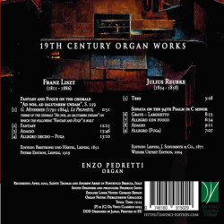 FRANZ LISZT, JULIUS REUBKE: 19TH ORGAN W