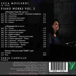 LUCA MOSCARDI: PIANO WORKS VOL. 2