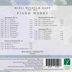 NIELS WILHELM GADE: PIANO WORKS