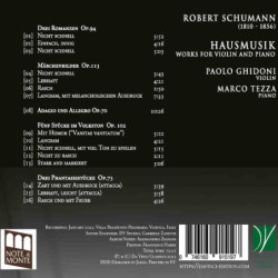 SCHUMANN: HAUSMUSIK, WORKS FOR VIOLIN AN